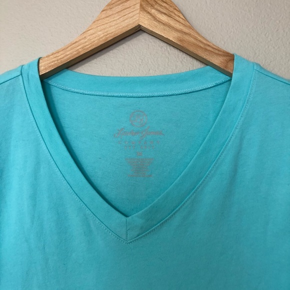 Lauren James Basic V-Neck Long Sleeve Tee—M - Picture 2 of 6